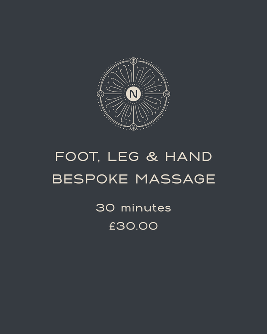 Foot, Leg & Hand Bespoke Massage